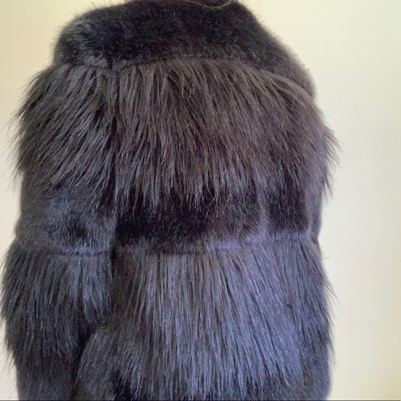ZARA feux fur coat - Picture 2 of 4